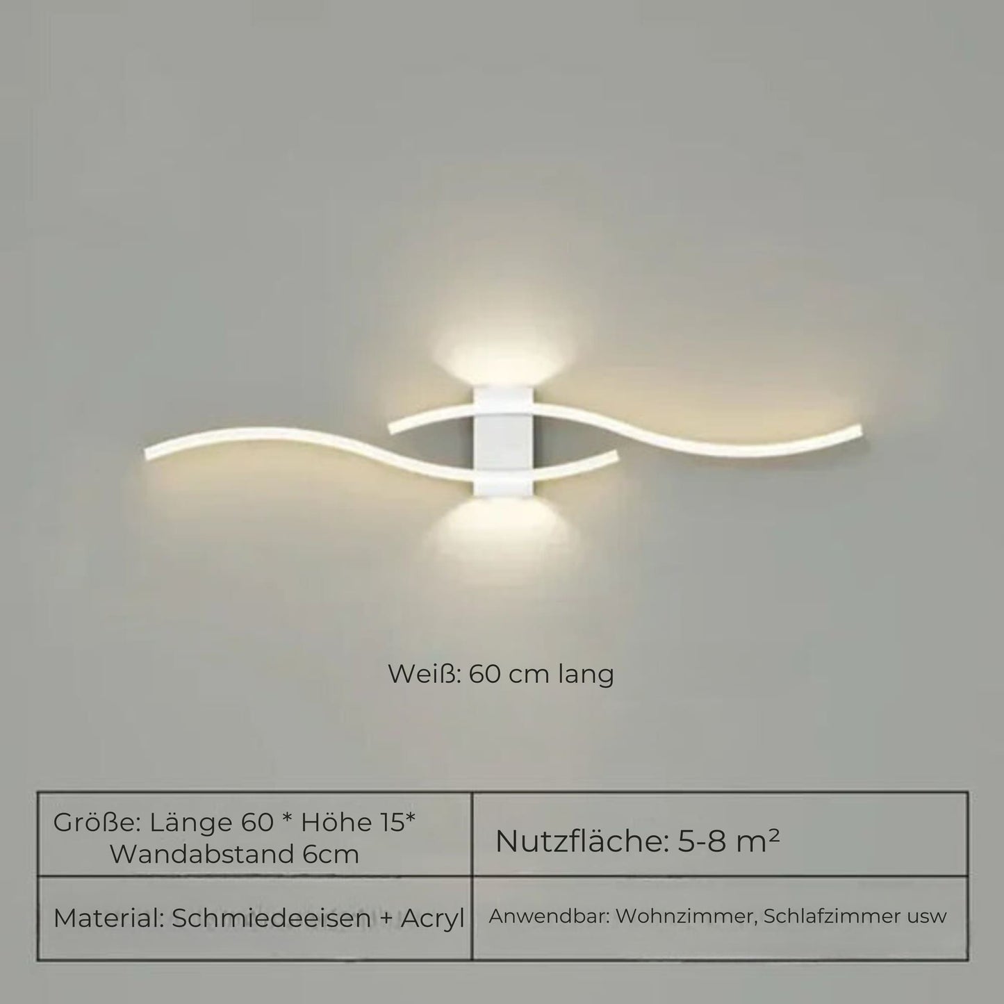 Garduru - Elegante dimmbare LED-Wandleuchte für modernes Wohnen