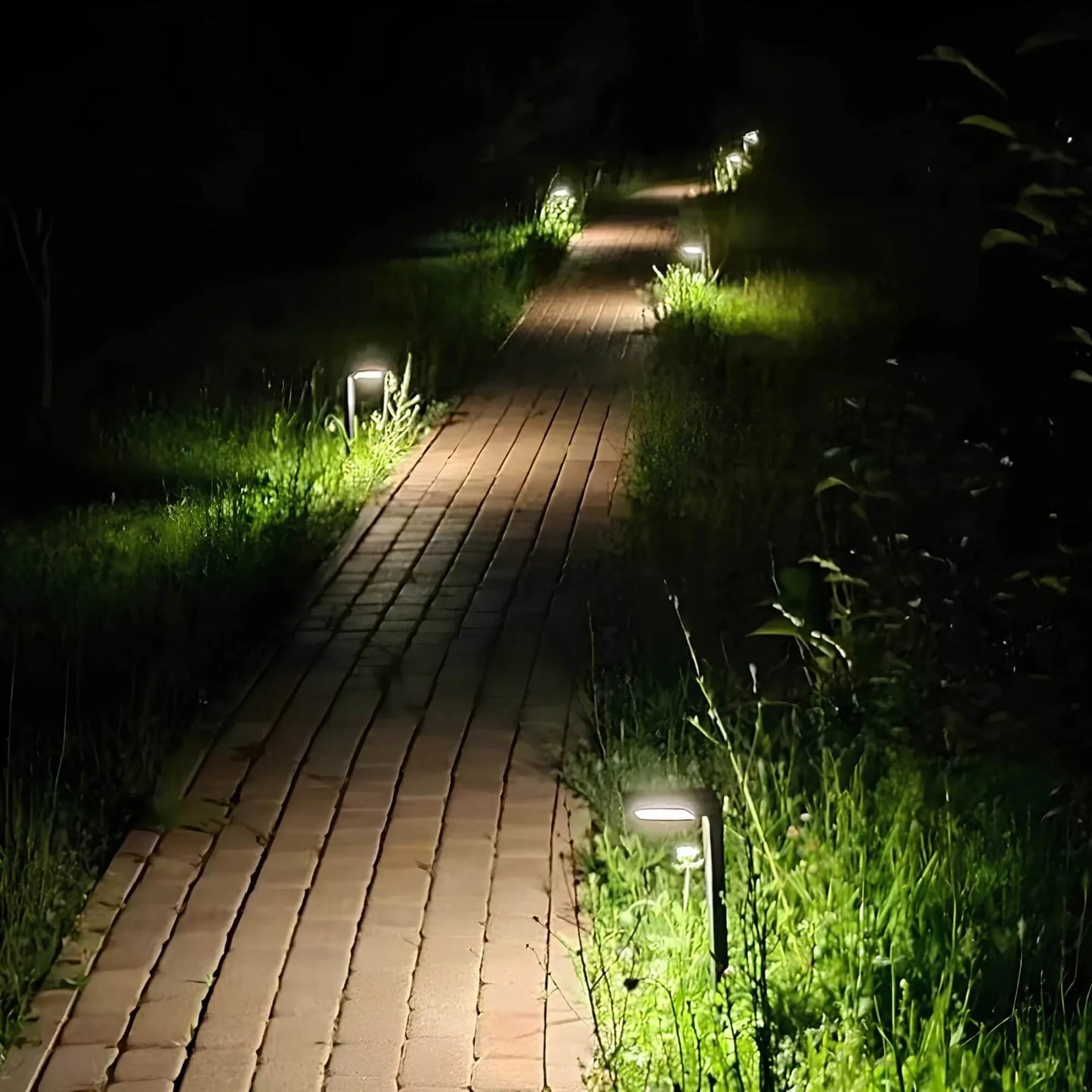 Solar-Wegeleuchten für Außenatmosphäre, wasserdichte LED-Gartenbeleuchtung