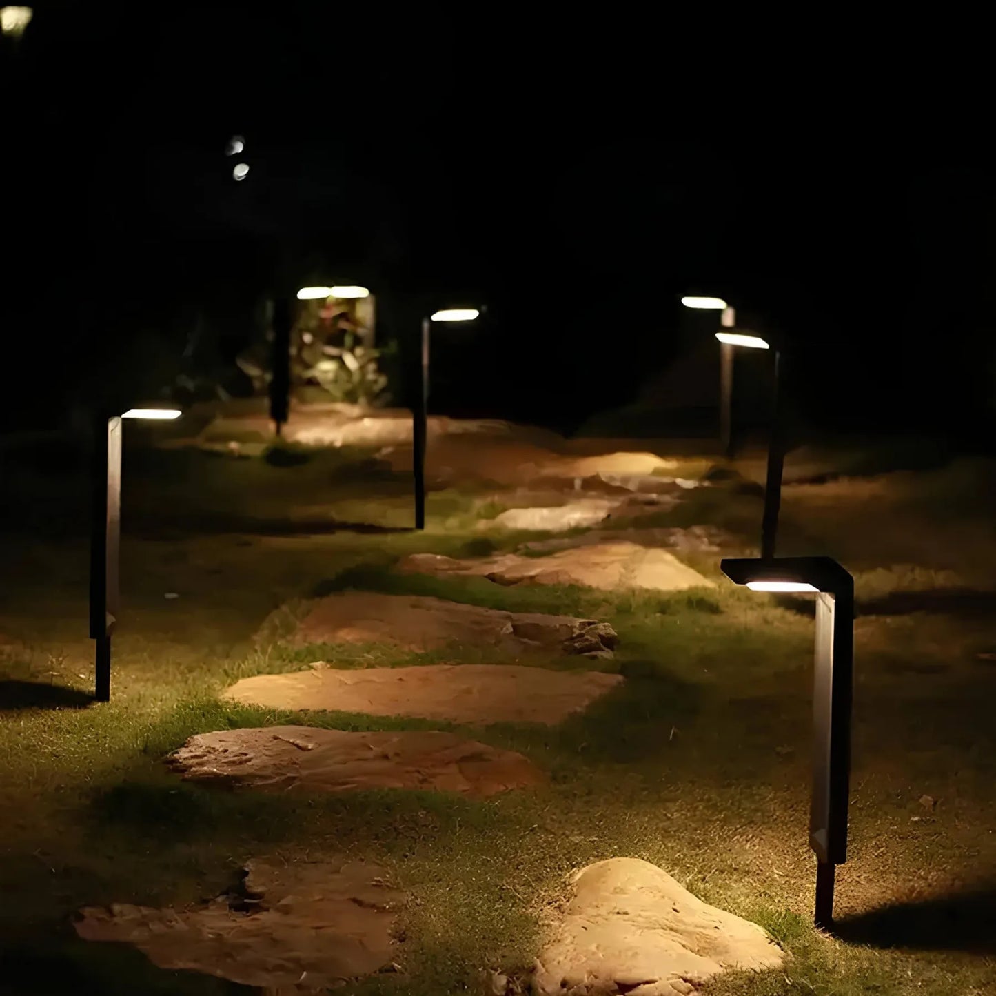 Solar-Wegeleuchten für Außenatmosphäre, wasserdichte LED-Gartenbeleuchtung