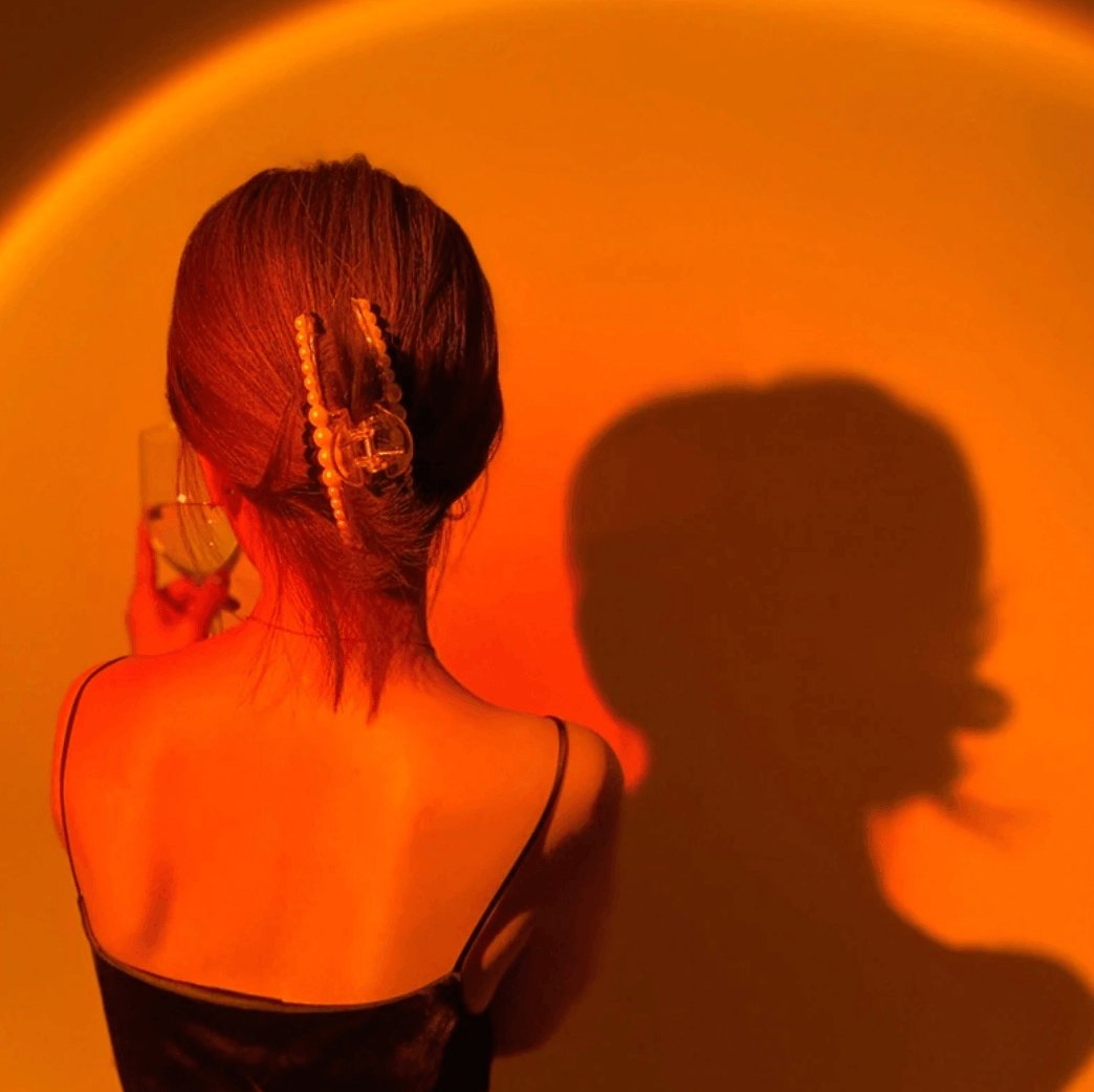 GlowDusk – Sonnenuntergang Lampe mit einstellbaren Farben und Winkel