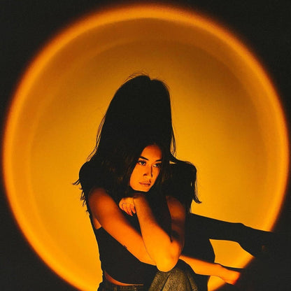 GlowDusk – Sonnenuntergang Lampe mit einstellbaren Farben und Winkel