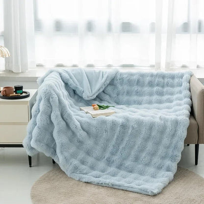 Flauschige Winterdecke für Gemütlichkeit