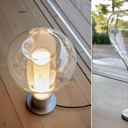 Tischlampe Art Lava aus Glas – Dynamische und Beruhigende LED-Beleuchtung
