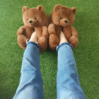 Teddy Bear Hausschläppchen