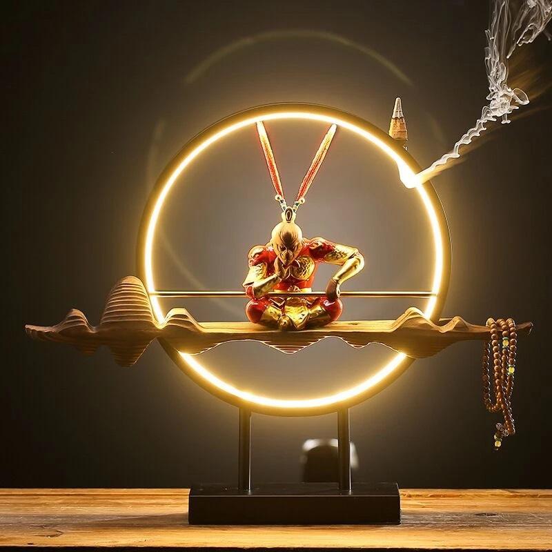 Die Kodo Warrior Räuchergefäß Tischlampe