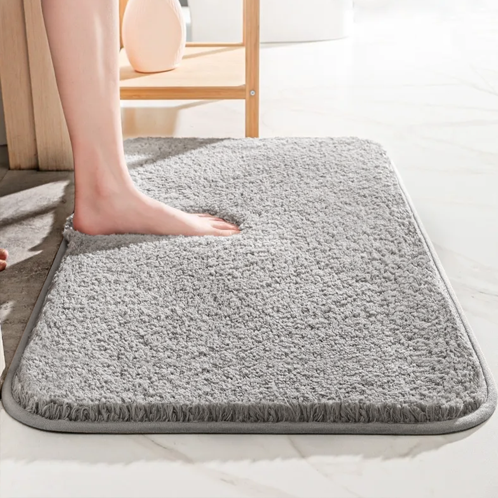 CloudLuxe – Super Dicke Luxus Badezimmermatte mit ultimativer Weichheit und rutschfester Unterseite
