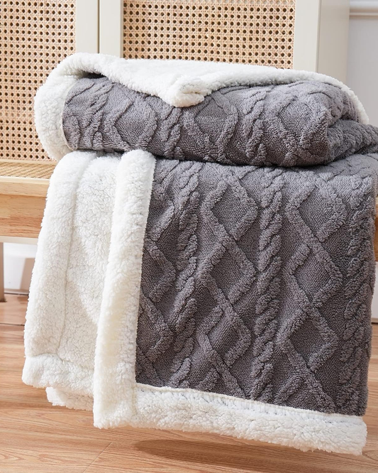 Wunderschönes Zuhause – Luxuriöse Kuscheldecke mit samtweicher Textur für ultimativen Komfort