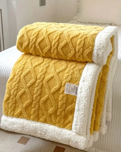 Wunderschönes Zuhause – Luxuriöse Kuscheldecke mit samtweicher Textur für ultimativen Komfort