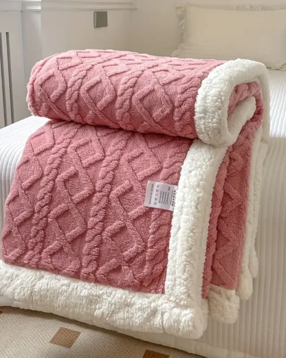 Wunderschönes Zuhause – Luxuriöse Kuscheldecke mit samtweicher Textur für ultimativen Komfort