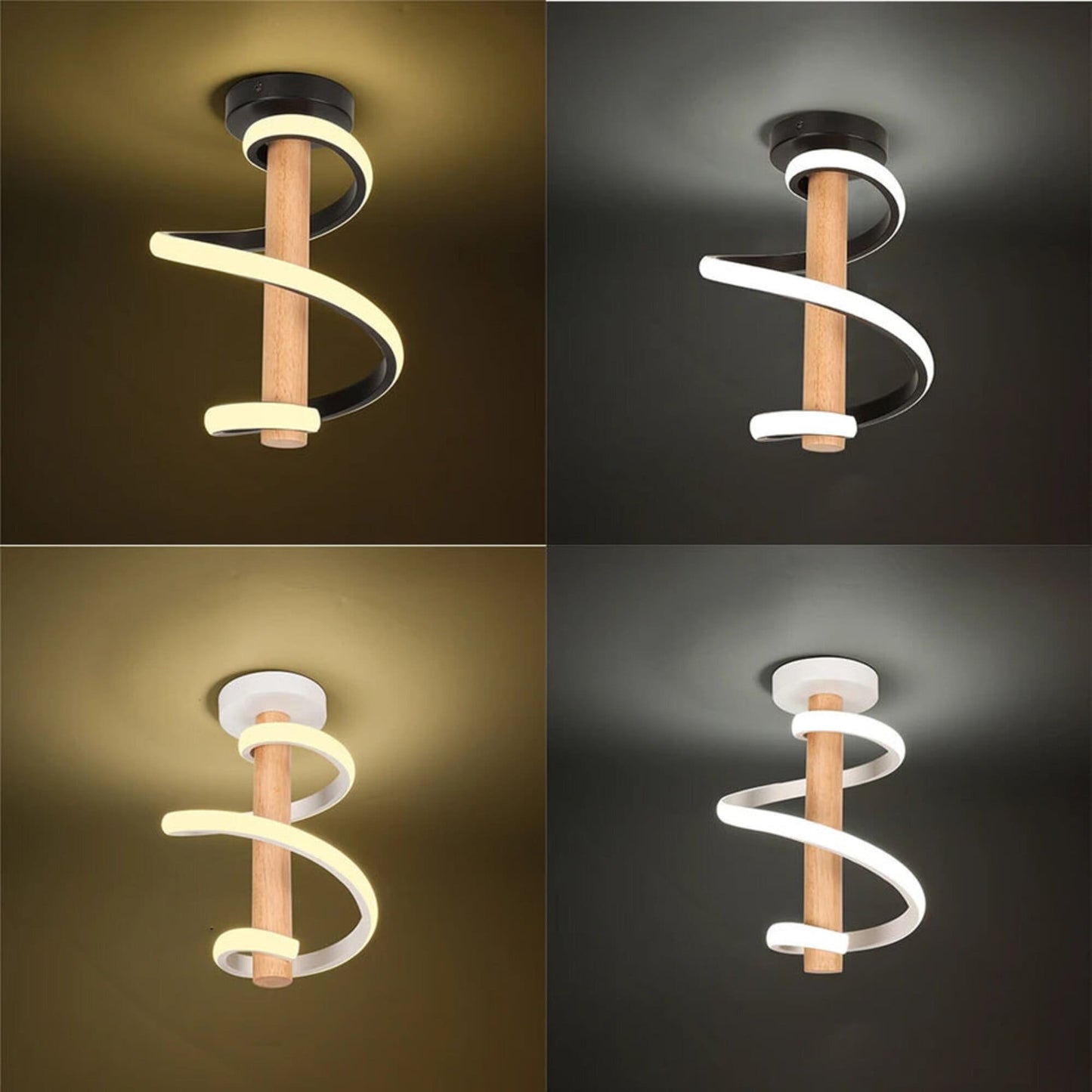 TimberGlow Ceiling Lamp
