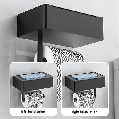 Toilettenpapierhalter mit Feuchttuchspender Multifunktionslagerregal