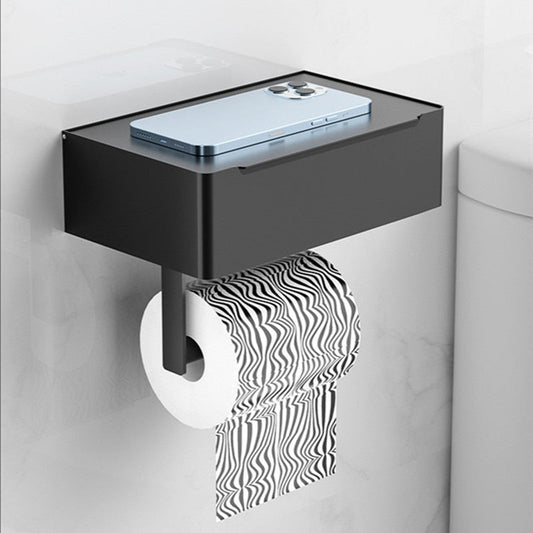 Toilettenpapierhalter mit Feuchttuchspender Multifunktionslagerregal