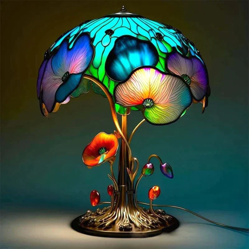 Glaslampe – FantasyLamp – schönes Design – beruhigende Beleuchtung