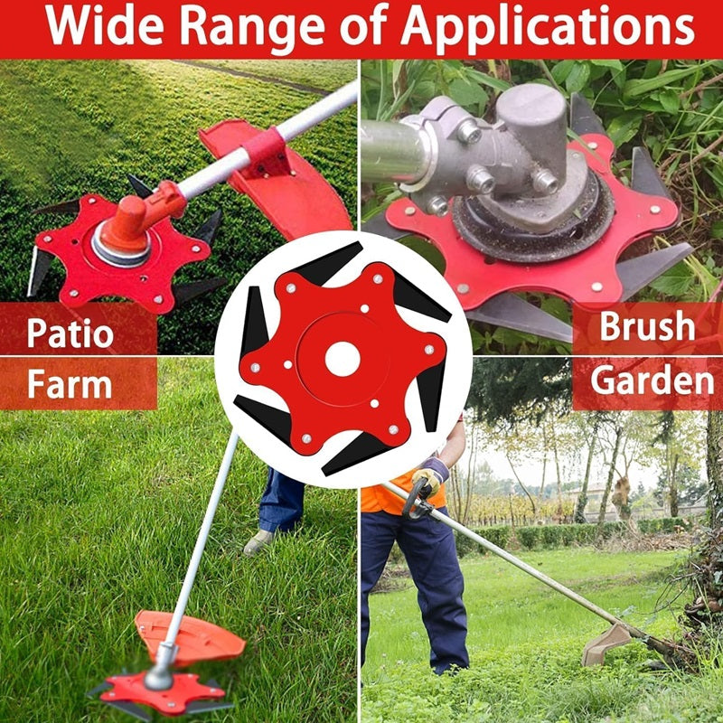 Schwere 6-Stahlklingen Trimmerkopf