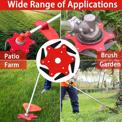 Schwere 6-Stahlklingen Trimmerkopf