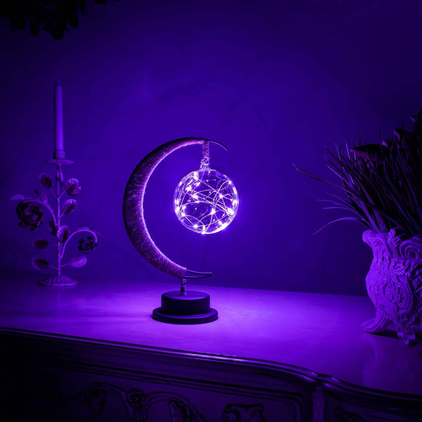 Tischlampe LED Mondlicht für Schlafzimmer