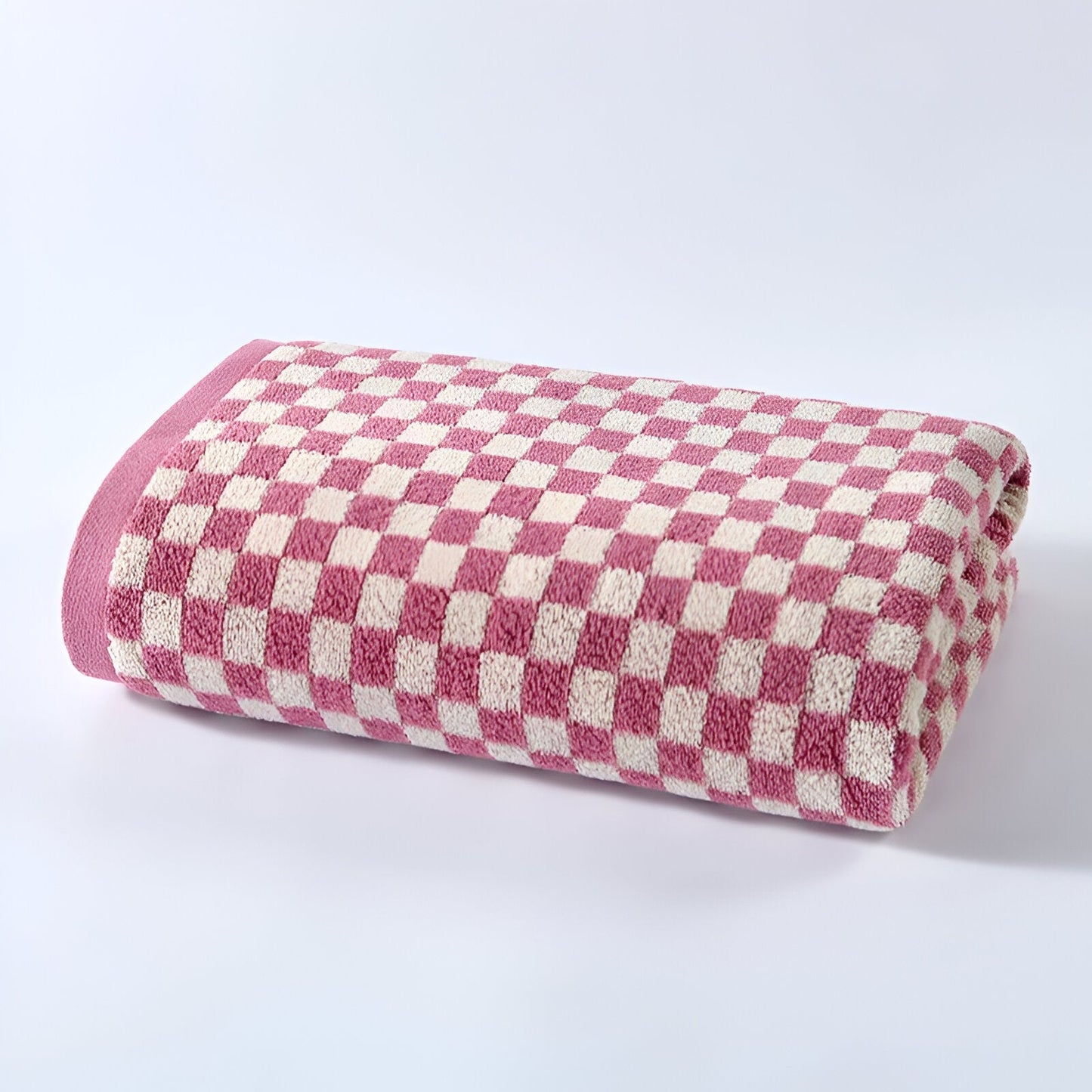 Zwei Stück weiche Baumwoll-Jacquard-Design-Handtücher