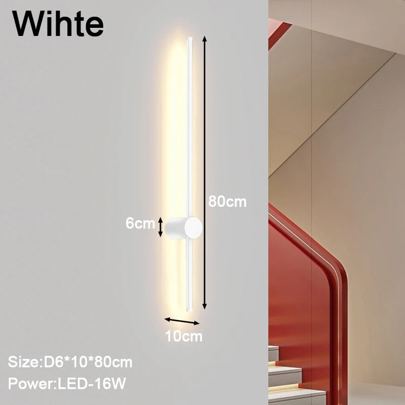 Minimalistische LED-Wandlampe NordicShine - Modernes und elegantes skandinavisches Design