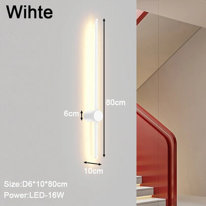 Minimalistische LED-Wandlampe NordicShine - Modernes und elegantes skandinavisches Design