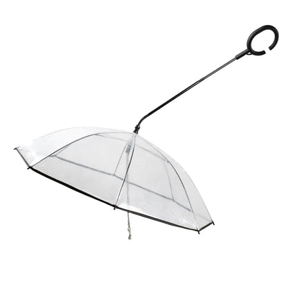 Garduru UMBRELLA – Transparenter Hundeschirm für trockene Spaziergänge bei Regen