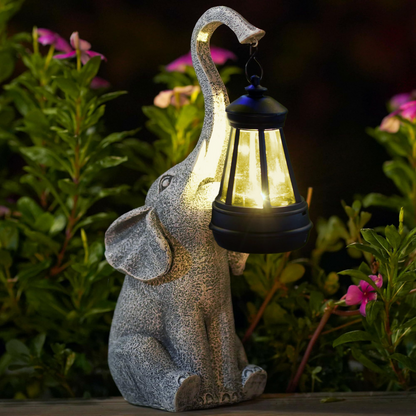 Garduru Sanfter Elefant LED Lampe | Kinderzimmer Deko | Nachtlicht