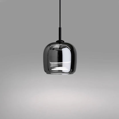 Suspension Nordic aus schwarzem Glas – Elegantes und modernes Design mit LED-Beleuchtung