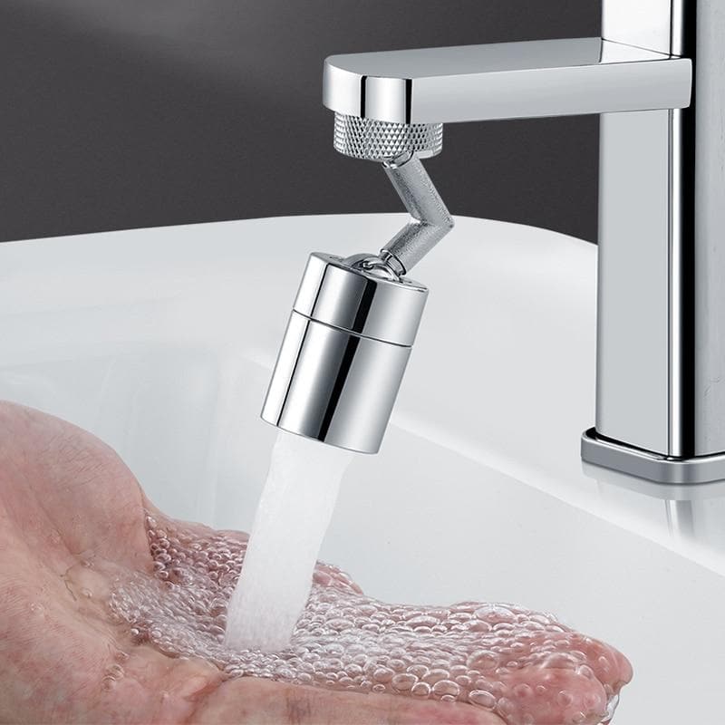 Royallure 720° Universal Anti-Splash Wasserhahnfilter mit Dual-Drehknöpfen und Vier-Schichten-Reinigung
