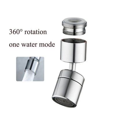 Royallure 720° Universal Anti-Splash Wasserhahnfilter mit Dual-Drehknöpfen und Vier-Schichten-Reinigung