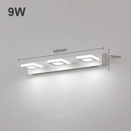 1-4 Köpfe Aluminium Badezimmer LED Vanity Licht Wandlampe Spiegel Licht