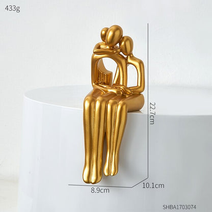 ArtisaLuxe – Elegante abstrakte Kunst mit goldenen Details