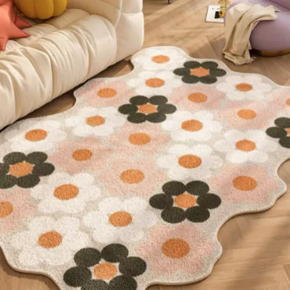 Niedliche bunte Blume verdickt dekorative Teppich Teppich große Fläche Wohnzimmer