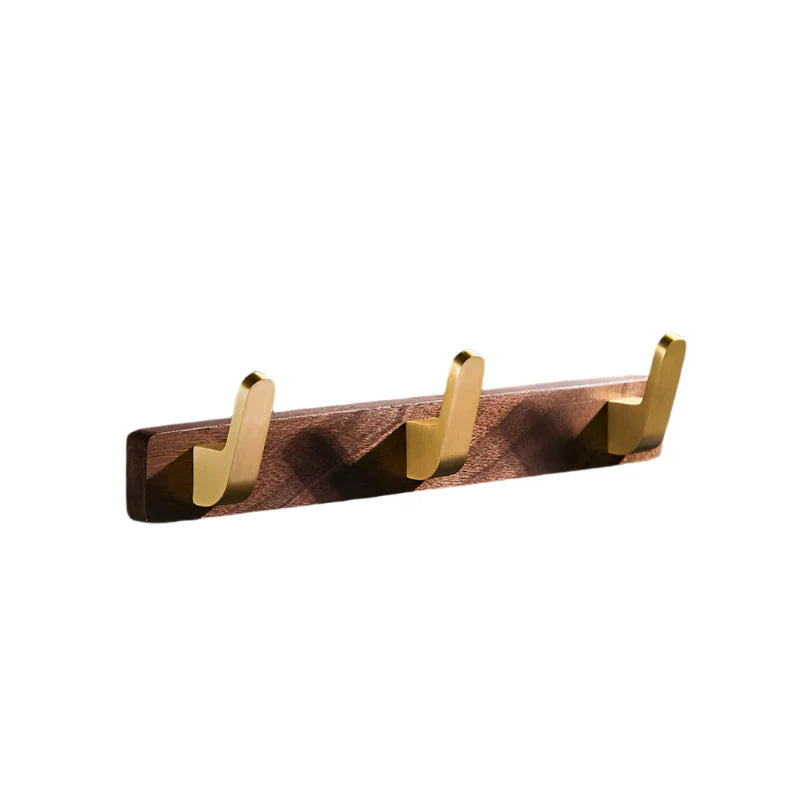 Aluminium Holz Wand Handtuchhaken Badezimmer Hardware Kleiderregal