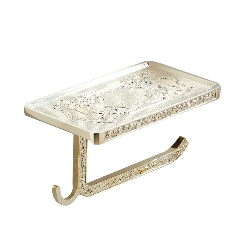 Luxus Gold Badezimmerzubehör Wandmontierte Keramikarmaturen