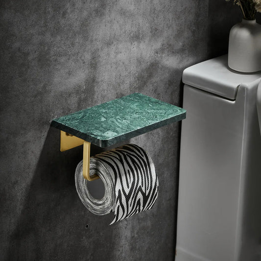 Marmor Küchenrollständer Wandmontierter Taschentuchregal mit Telefonablage