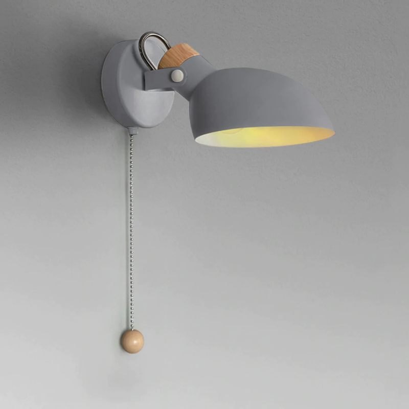 Valence Lese-Wandlampe mit Zugschnur