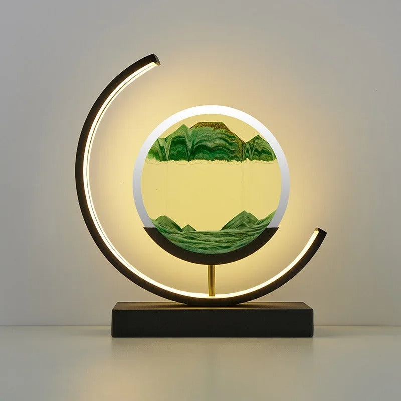 Garduru LED Sandlandschaft Lampe | Stimmungslicht | 3D-Sandkunst | Entspannung für Zuhause und Büro