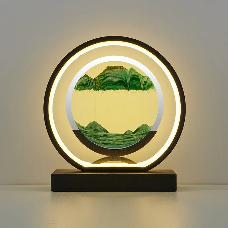 Garduru LED Sandlandschaft Lampe | Stimmungslicht | 3D-Sandkunst | Entspannung für Zuhause und Büro