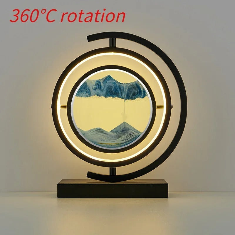 Garduru LED Sandlandschaft Lampe | Stimmungslicht | 3D-Sandkunst | Entspannung für Zuhause und Büro