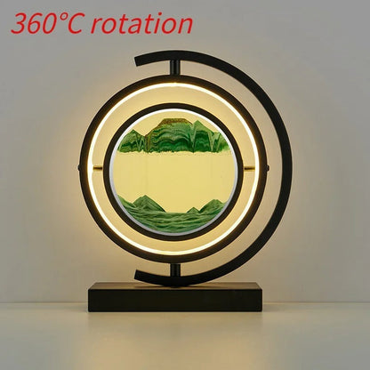 Garduru LED Sandlandschaft Lampe | Stimmungslicht | 3D-Sandkunst | Entspannung für Zuhause und Büro