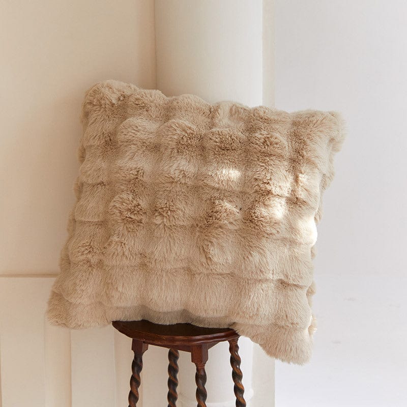 Kaninchenfell-Imitat Decke – Flauschig und Warm