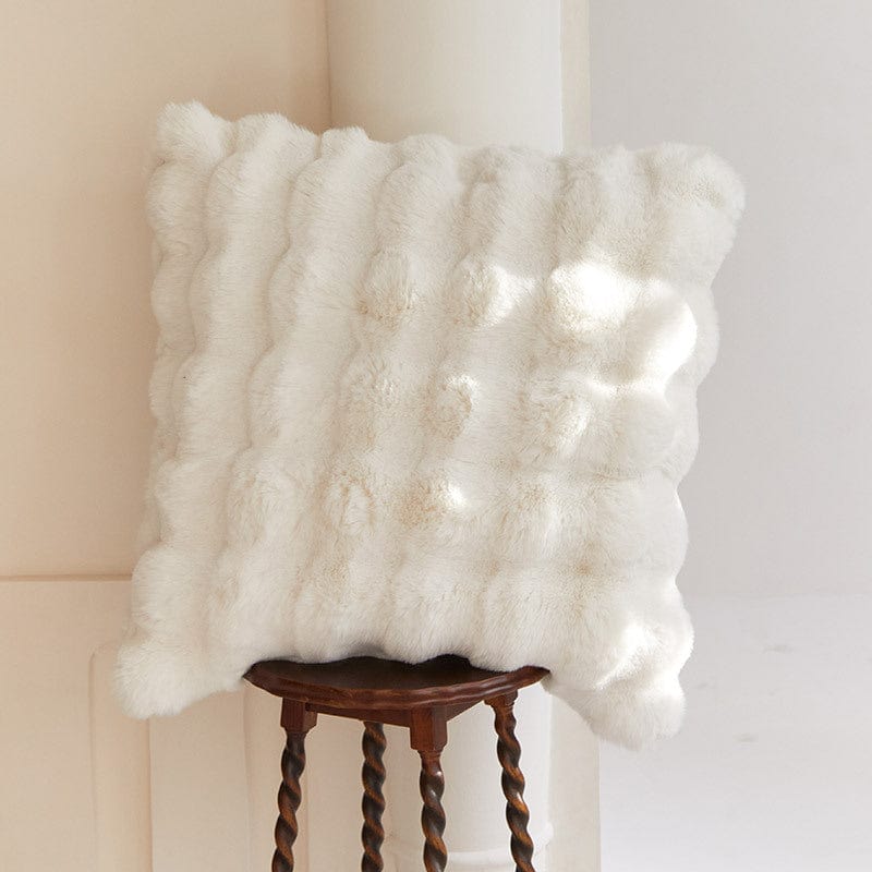 Kaninchenfell-Imitat Decke – Flauschig und Warm