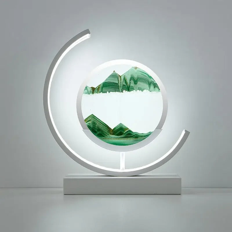 Garduru LED Sandlandschaft Lampe | Stimmungslicht | 3D-Sandkunst | Entspannung für Zuhause und Büro