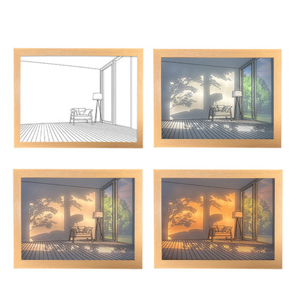 Rayvia Beleuchtete Leinwand Wandkunst für Wohnkultur
