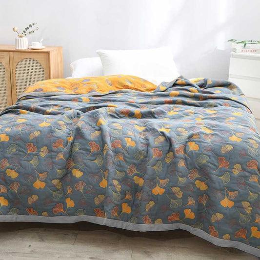 Garduru - Wendebettdecke aus hochwertiger Baumwolle mit raffiniertem Design