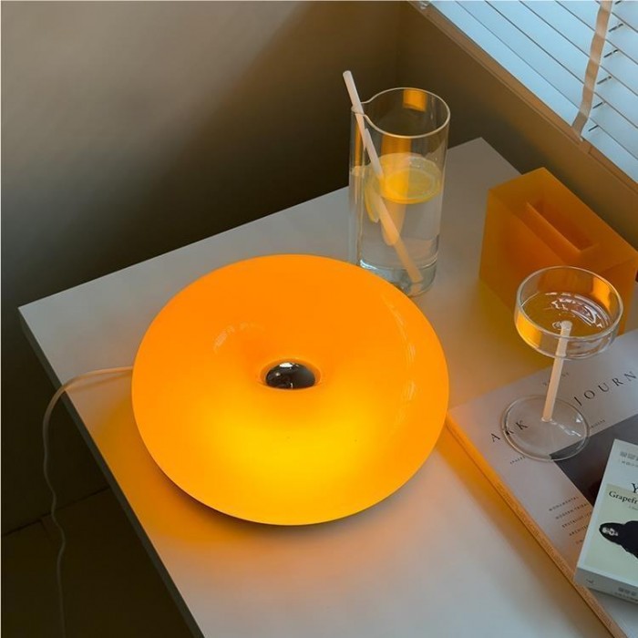 Donut Design Wandlampe & Tischlampe – Moderne Bauhaus Stil