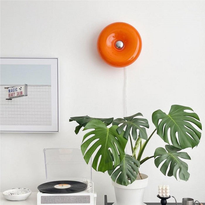Donut Design Wandlampe & Tischlampe – Moderne Bauhaus Stil