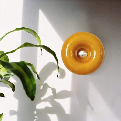 Donut Design Wandlampe & Tischlampe – Moderne Bauhaus Stil