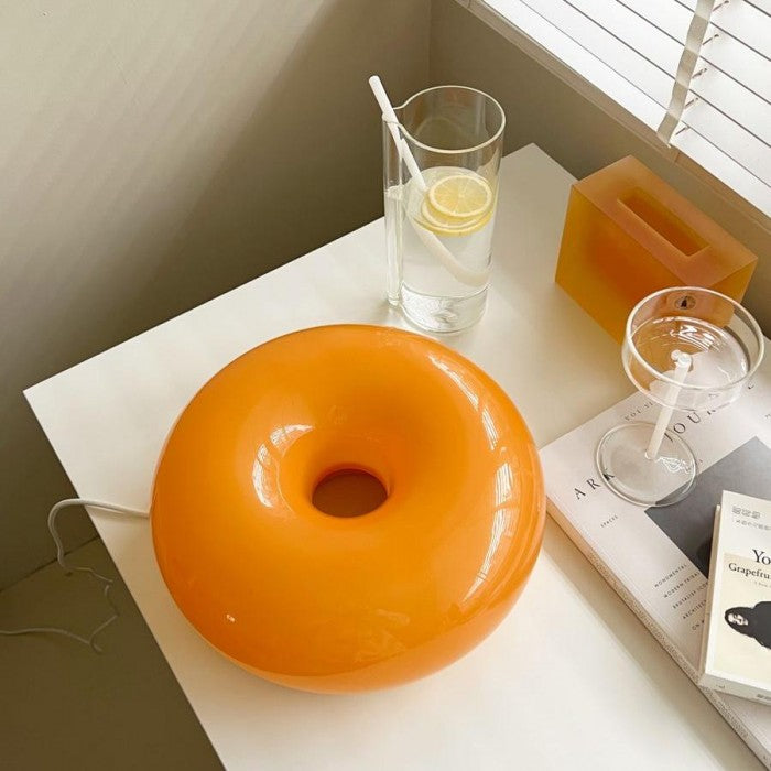 Donut Design Wandlampe & Tischlampe – Moderne Bauhaus Stil