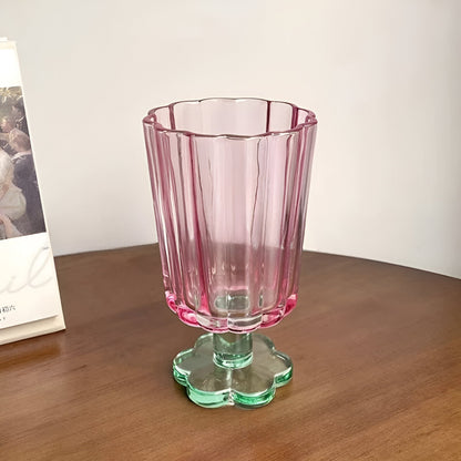 Vintage Französischer Stil Blumenglas