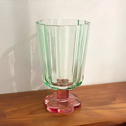 Vintage Französischer Stil Blumenglas